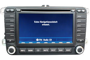 VW Navigation MFD2 Repair display failure - pixel error / read error / drive error / GPS reception / complete failure