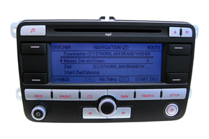 VW Navigation RNS-300 Repair display failure - pixel error / read error / drive error / GPS reception / complete failure